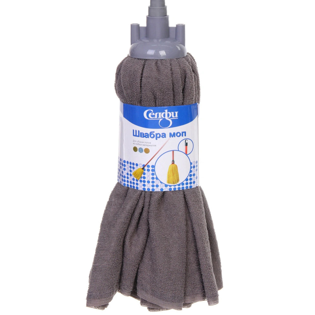 Швабра моп Селфи (насадка 200 гр.) Gray