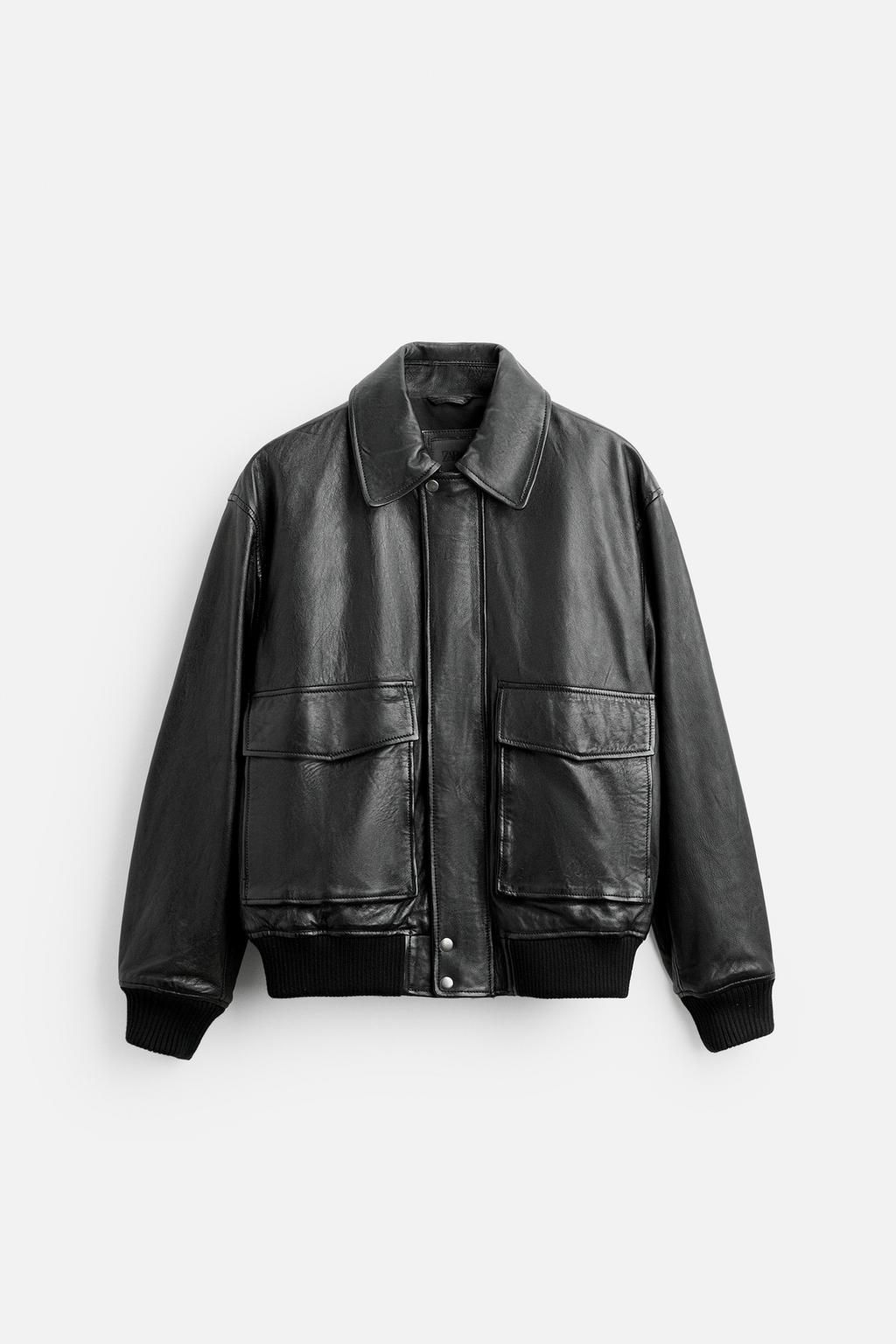 LEATHER JACKET - Zara фото 7