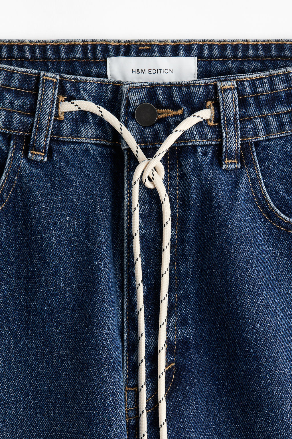 Vaquero holgado con cord?n de ajuste - H&m фото 8
