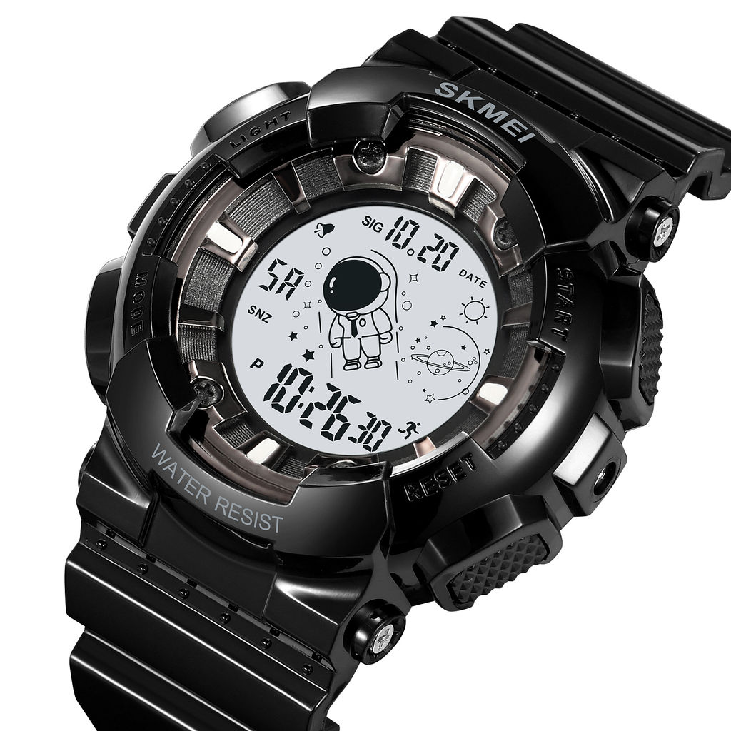 Часы наручные Skmei мужские электронные спортивные 2035black-black-white