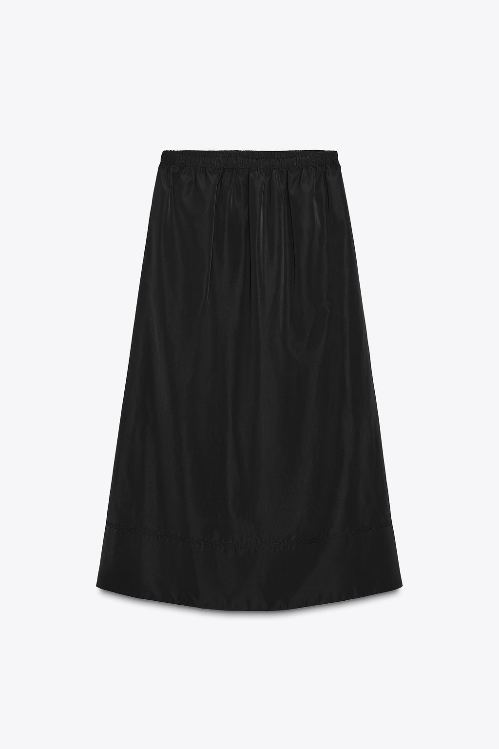 ZW COLLECTION TECHNICAL EFFECT MIDI SKIRT - Zara фото 7