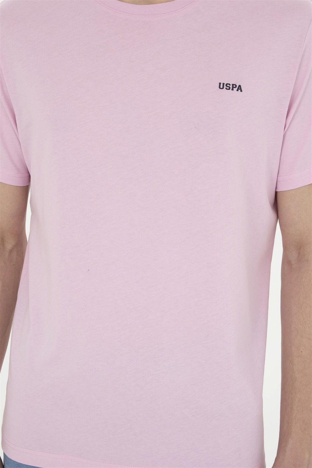 U. S. Polo Assn / Мужская розовая базовая футболка - U.s. polo assn фото 6