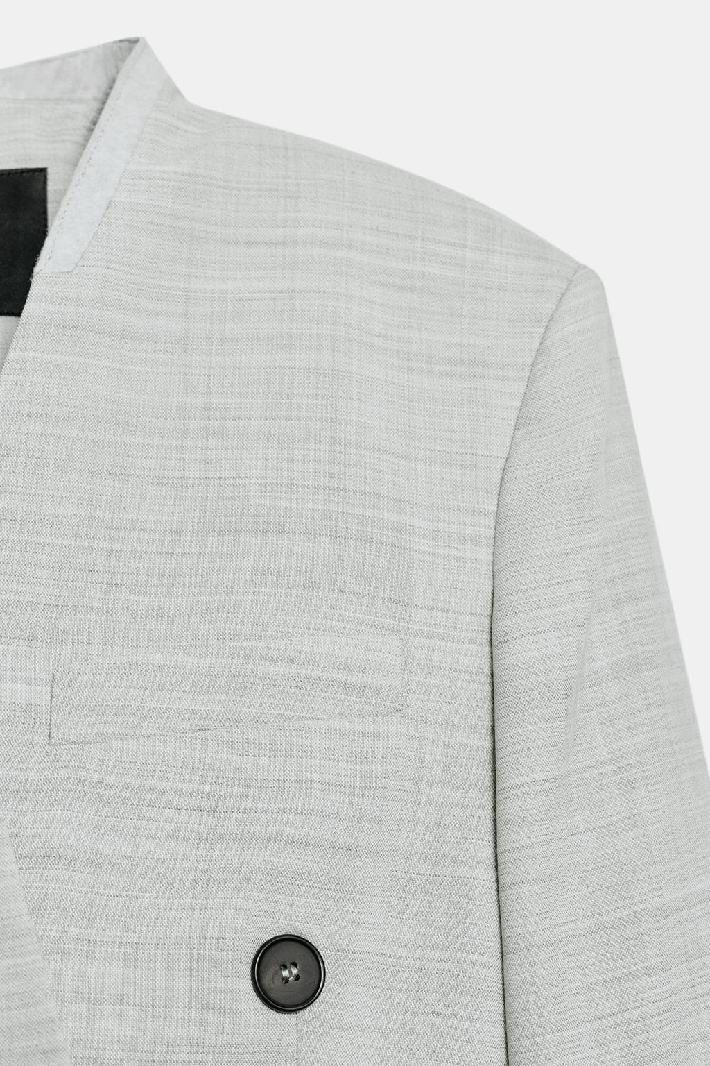 BLAZER CROPPED ZW COLLECTION LIMITED EDITION / Gris claro - Zara фото 10