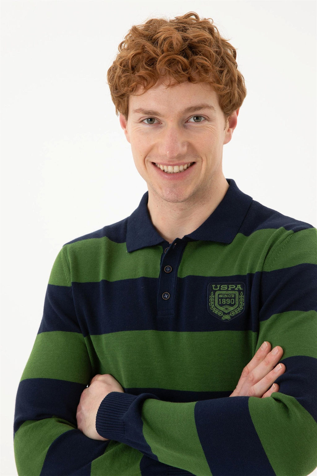 Мужской зеленый свитер - U.s. polo assn фото 2