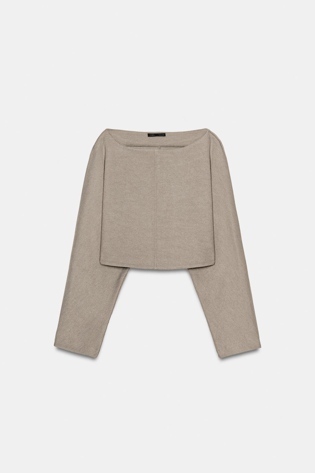 LONG SLEEVE CROP TOP - Zara фото 16