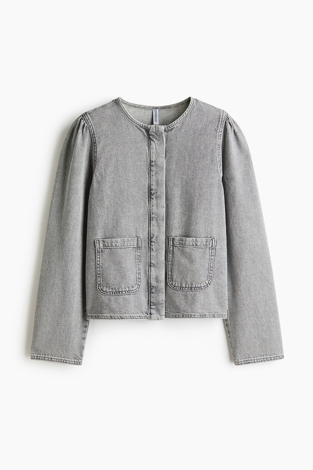 Chaqueta denim con mangas abullonadas - H&m фото 2
