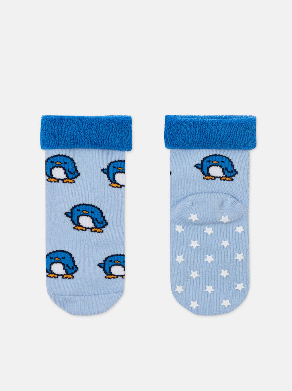 Цена за 2 пары. Носки Теплые CONTE-KIDS SOF-TIKI Махровые носки с отворотом и антискользящей стопой - Conte elegant фото 4