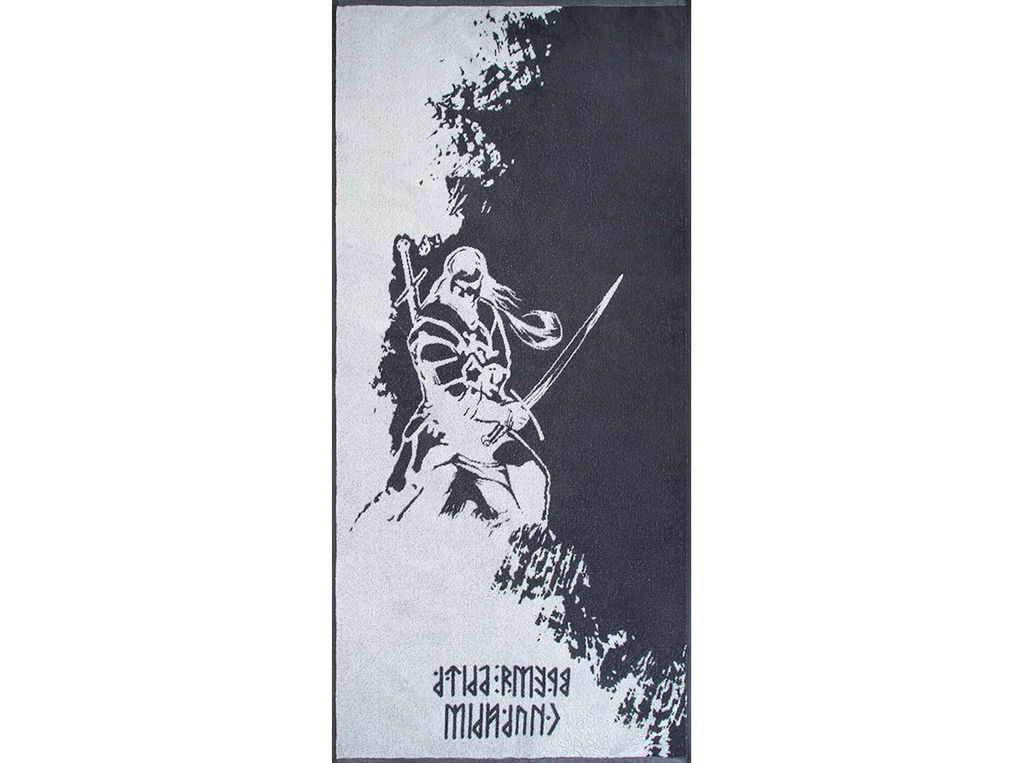 Полотенце махровое 6с102.411ж1 Мечник(антрацит) 67х150см