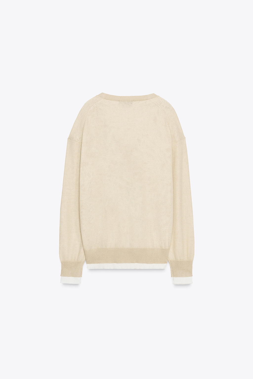 DOUBLE LAYER KNIT CARDIGAN - Zara фото 10