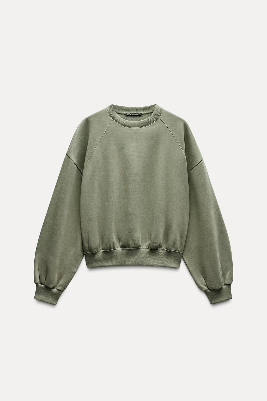 BASIC PLUSH SWEATSHIRT - Zara фото 14