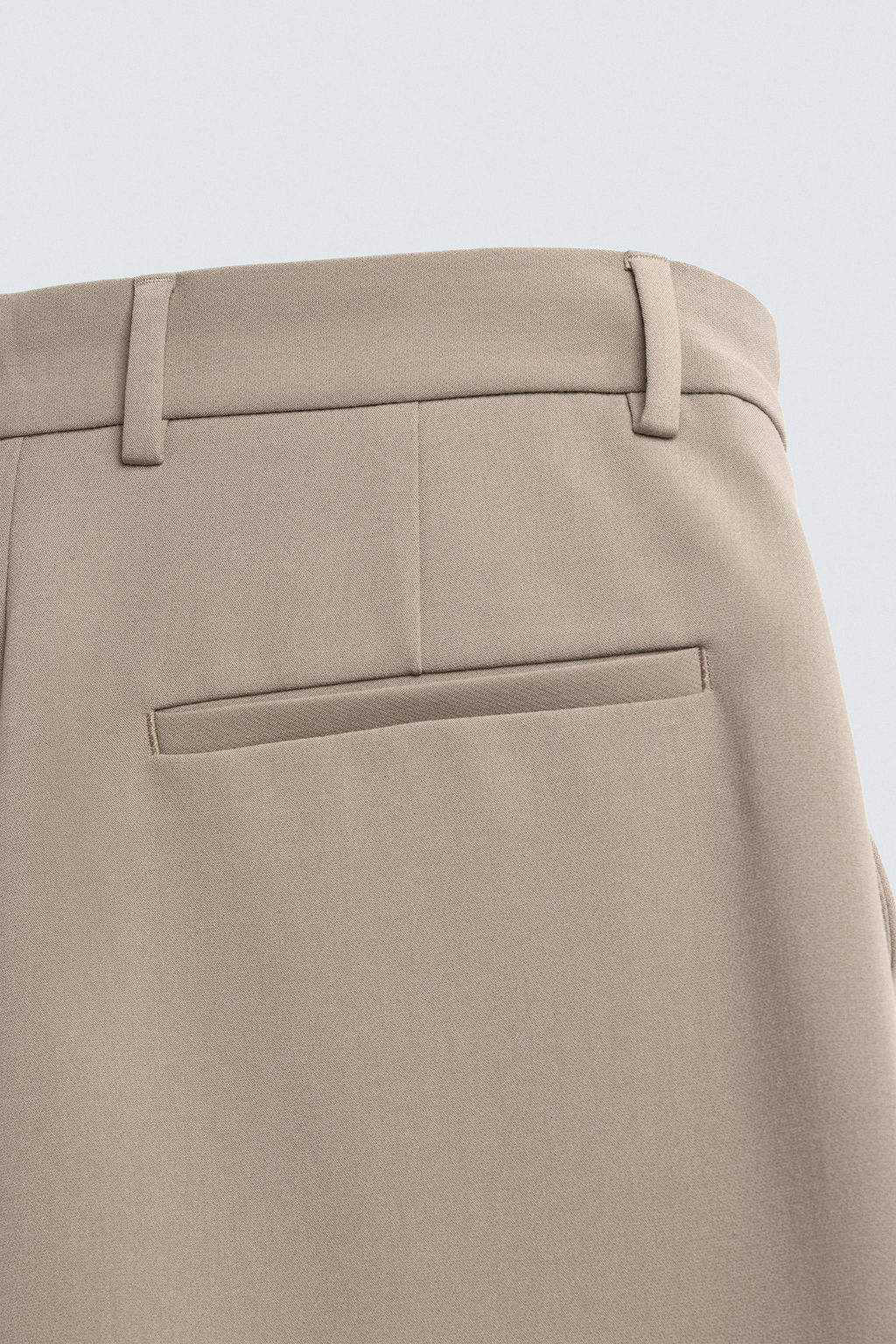 PANTAL?N RELAXED FIT PLIEGUES / Tostado claro - Zara фото 10