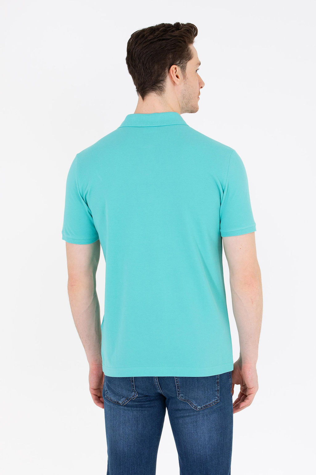 U. S. Polo Assn Мужская мятная футболка-поло - U.s. polo assn фото 6