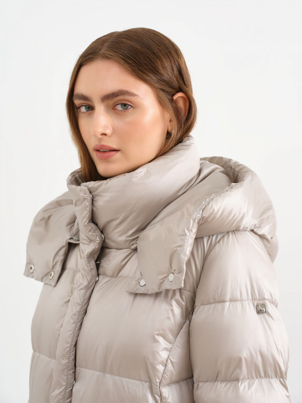 Conso/WDM 230566 - mist Пуховое пальто  фото 2