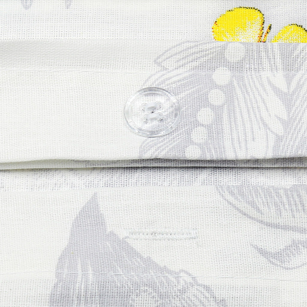 Пододеяльник на пуговицах Евростандарт "Бабочки" 220х215см, бязь "Комфорт" 121г/м2, хлопок 100%, упаковка "классическая" ПВХ 28х41см, "Домашняя мода" (Россия)