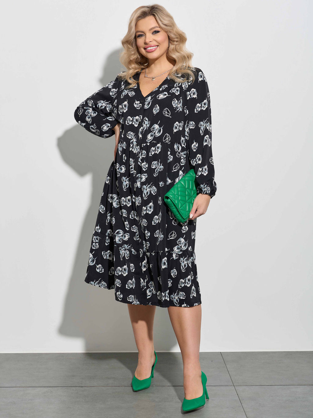 Платье 0296-1п чёрный