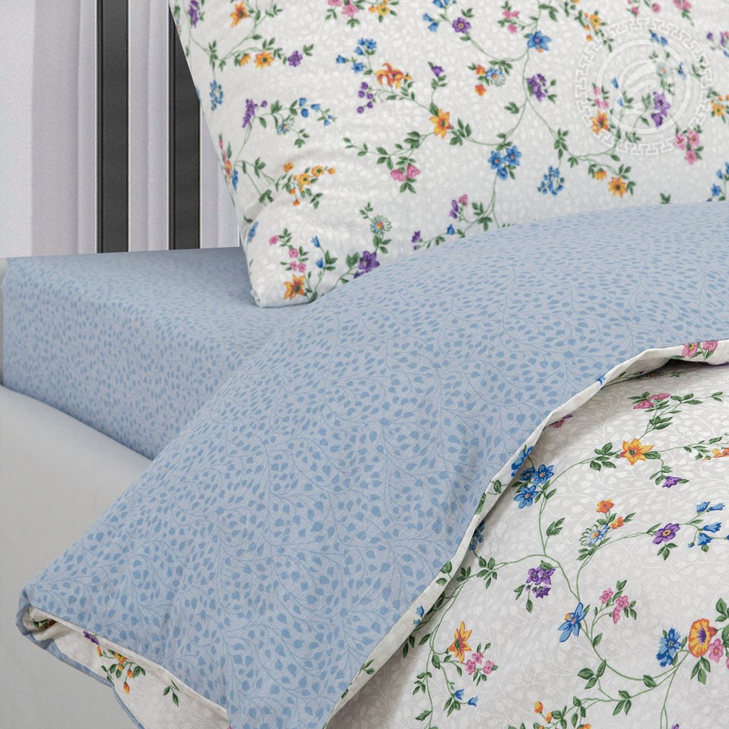 Постельное бельё Сиеста (бязь премиум) 2 сп. с Евро/Пододеяльник: 1 шт. - 215*175; Простыня: 1 шт. - 215*240; Наволочка: 2 шт. - 70*70; Премиум - Артпостель фото 3