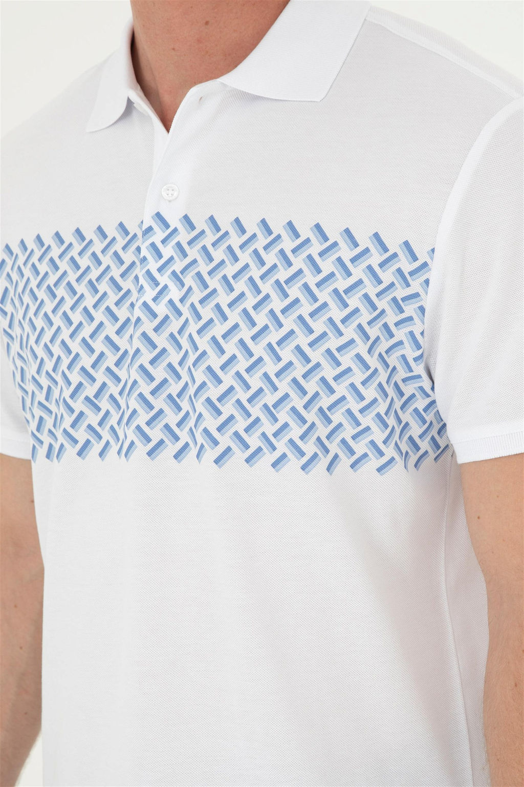 Мужская голубая футболка - U.s. polo assn фото 7