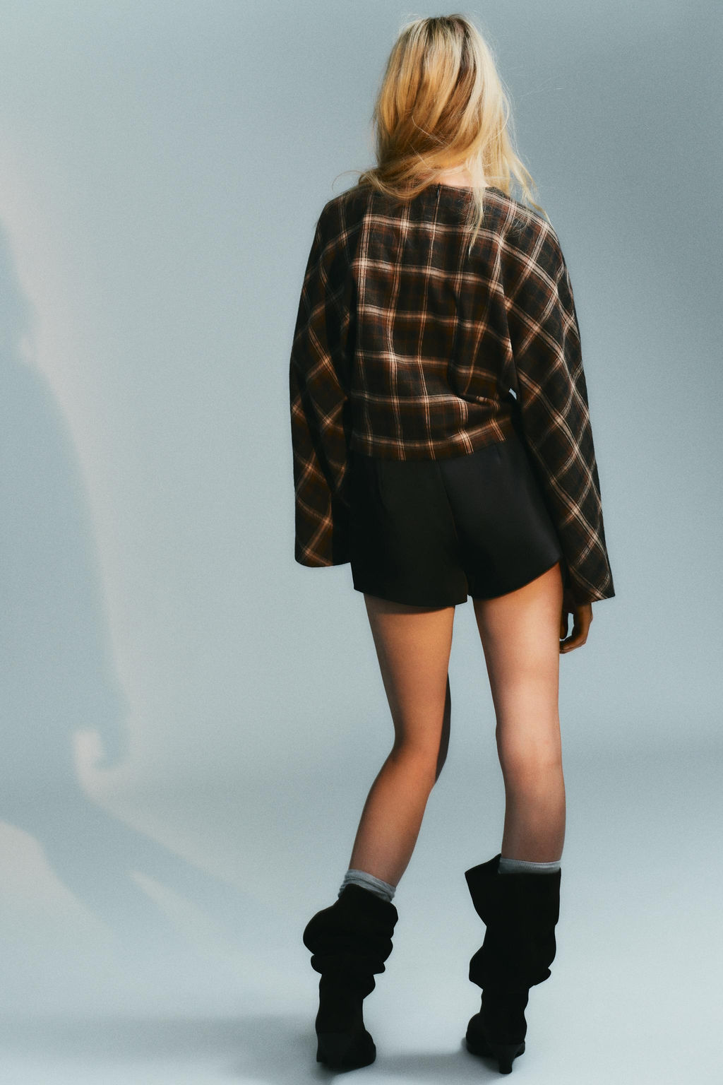 CHECK COTTON TOP - Zara фото 5