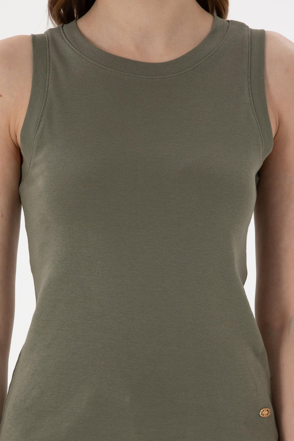 Kad_n Koyu Haki Basic Ti__rt Sepette S_rpriz _ndirim - U.s. polo assn фото 6