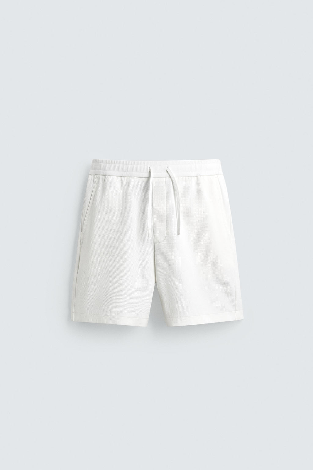 COMFORT TEXTURED BERMUDA SHORTS - Zara фото 6