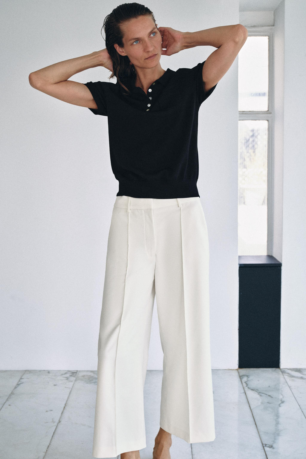 PANTAL?N CROPPED ZW COLLECTION / Crudo