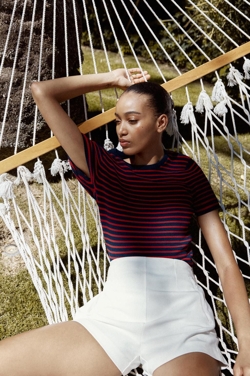 HIGH-WAIST BERMUDA SHORTS - Zara фото 14