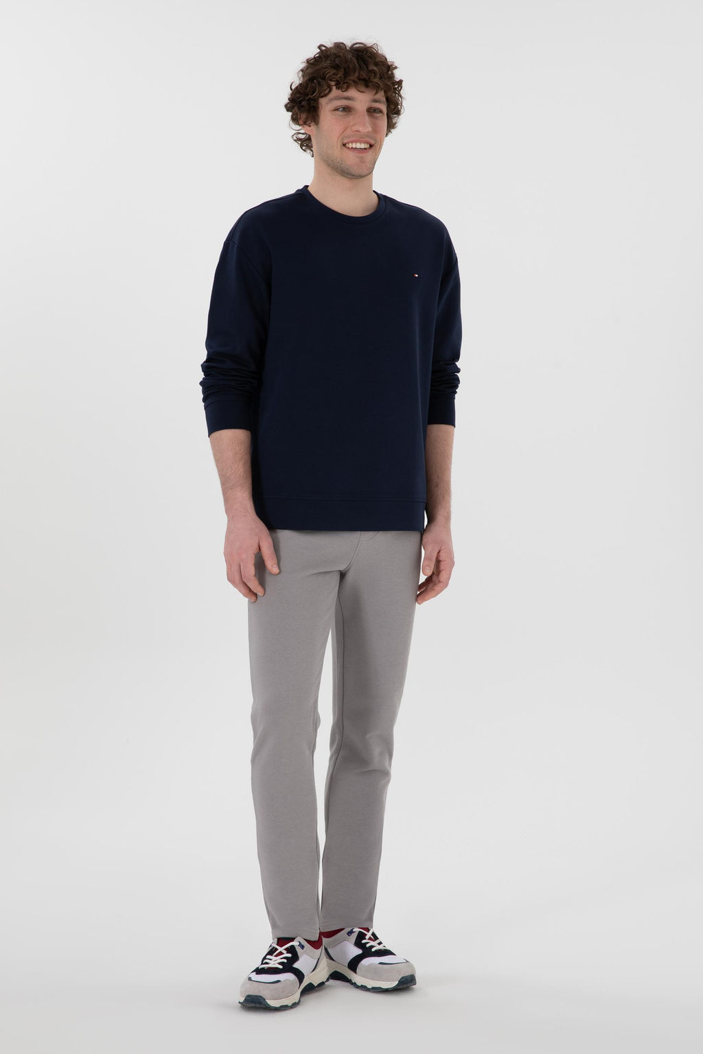 Erkek Comfort Fit Bisiklet Yaka Lacivert Sweatshirt Sepette S_rpriz _ndirim - U.s. polo assn фото 4