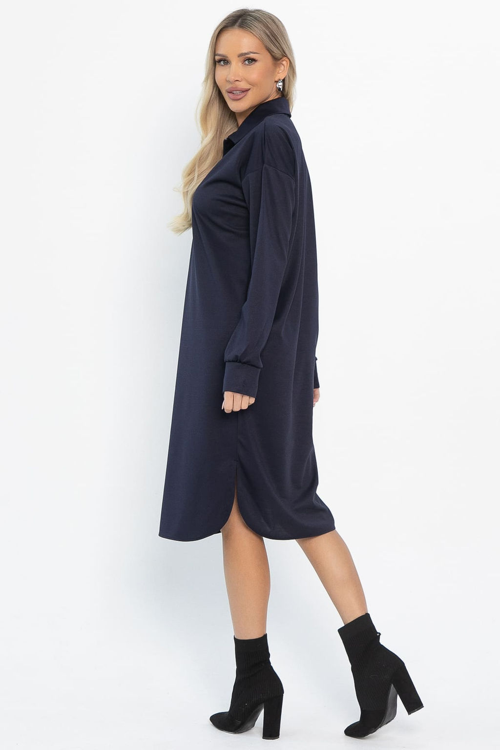 Платье-поло Сан-Диего (синее) П14575-10М - Lt collection фото 3