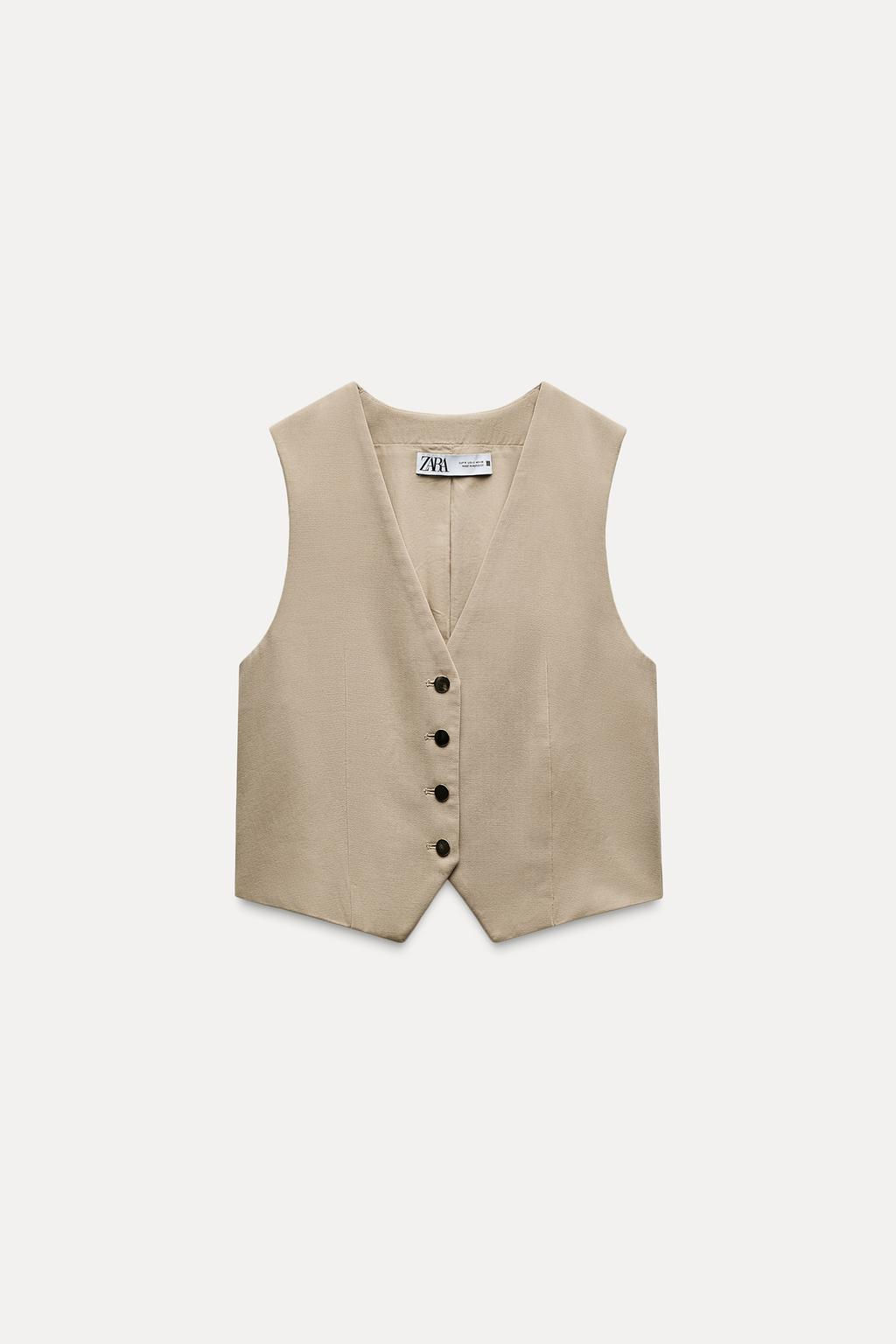 TWILL WAISTCOAT - Zara фото 3