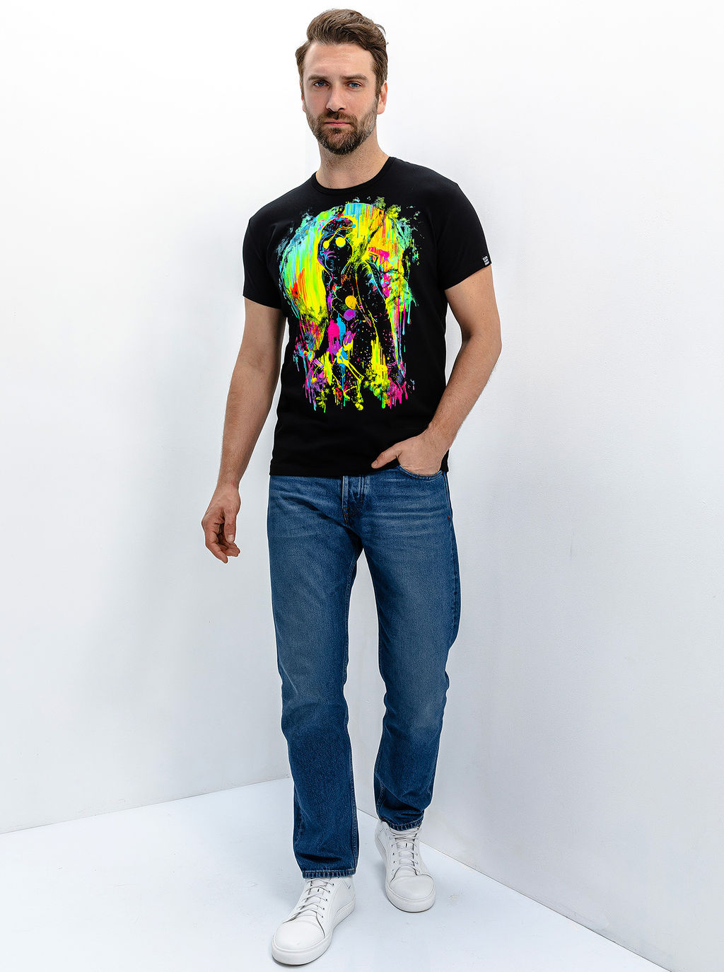 Футболка мужская Уличный художник - Good фото 3