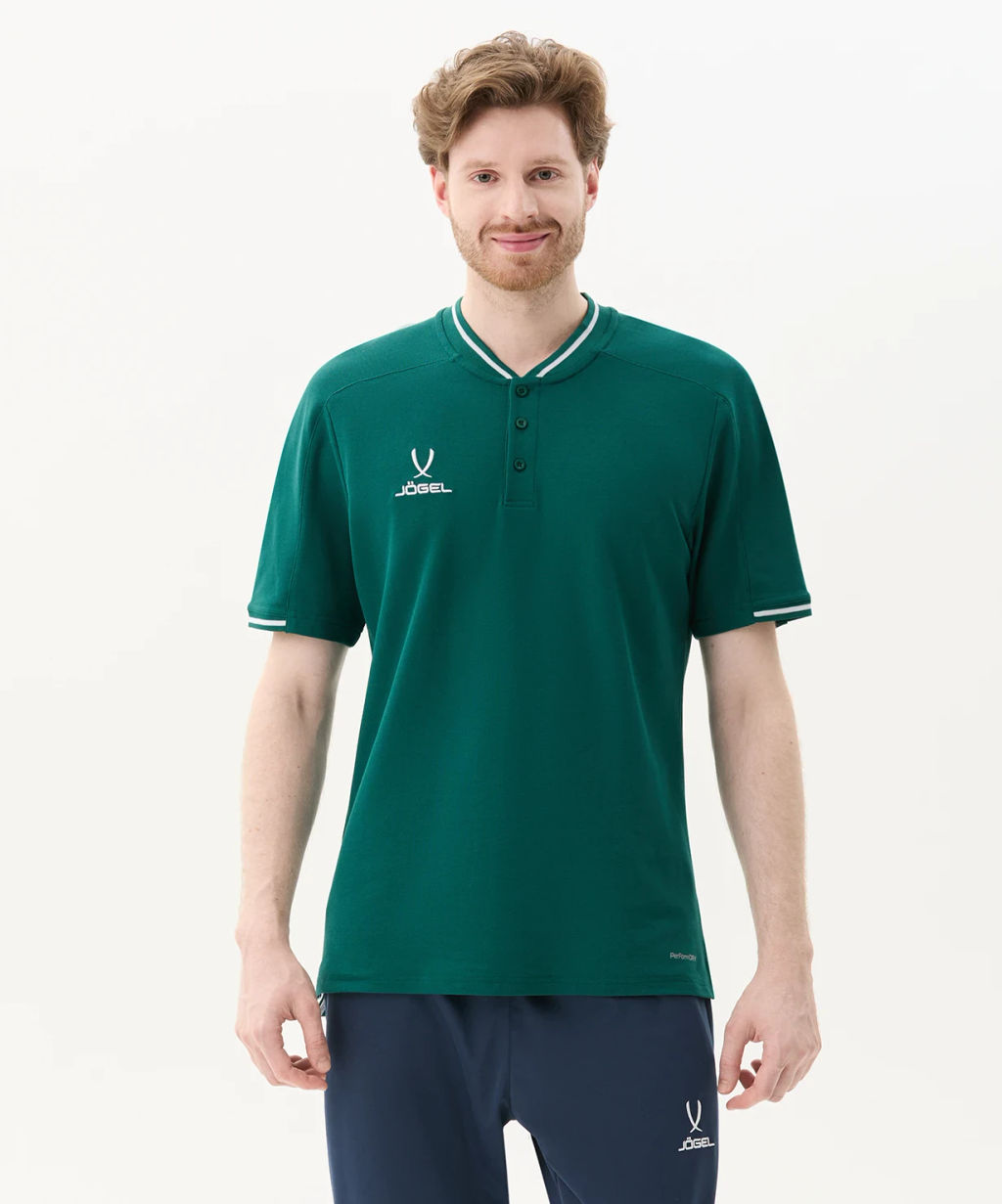 Поло JOGEL DIVISION PerFormDRY Polo, темно-зеленый  фото 6