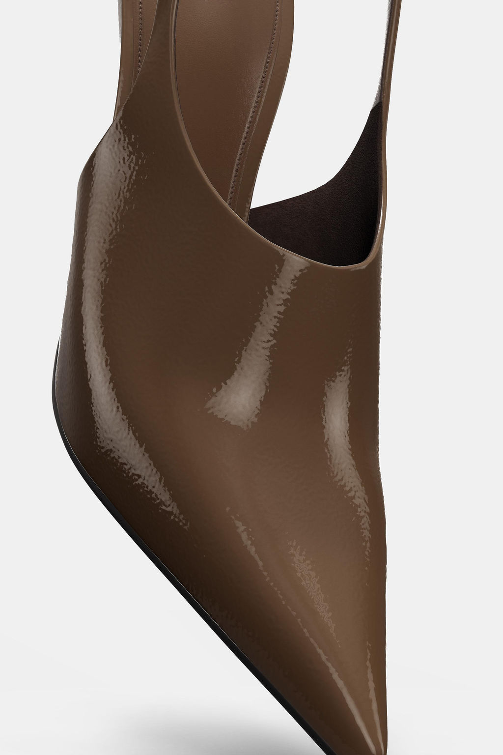 HIGH VAMP SLINGBACK SHOES