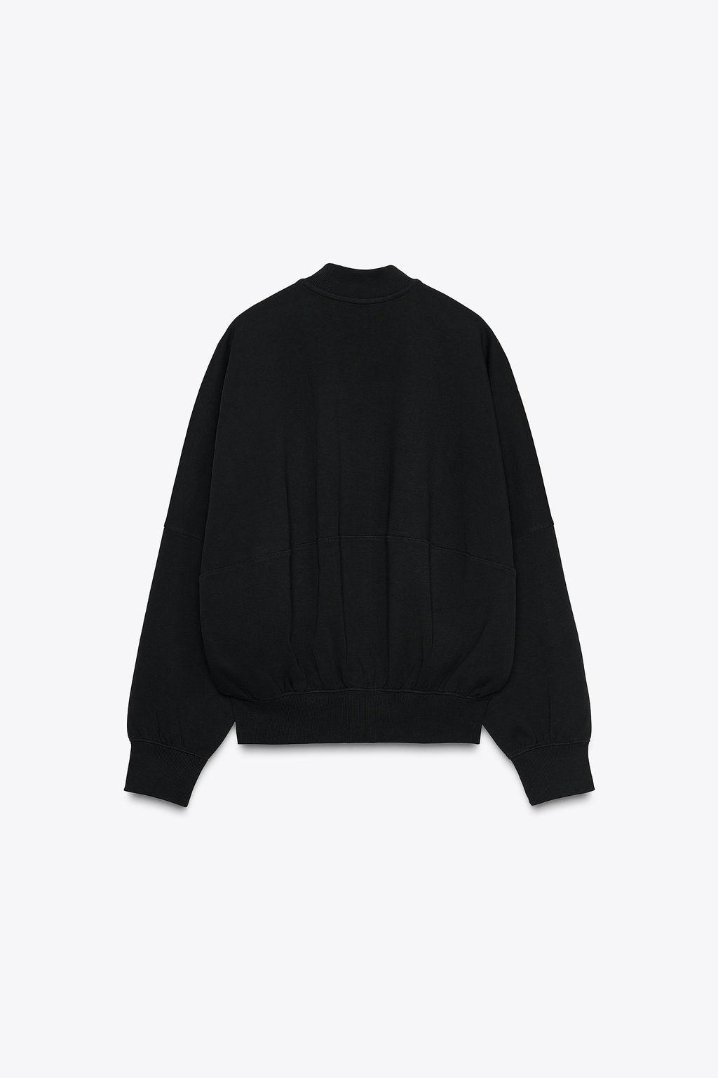 CHAQUETA BOMBER INTERLOCK / Negro - Zara фото 7