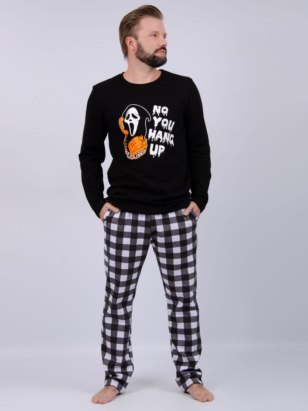 Пижама "Ужастики 2", футер начес