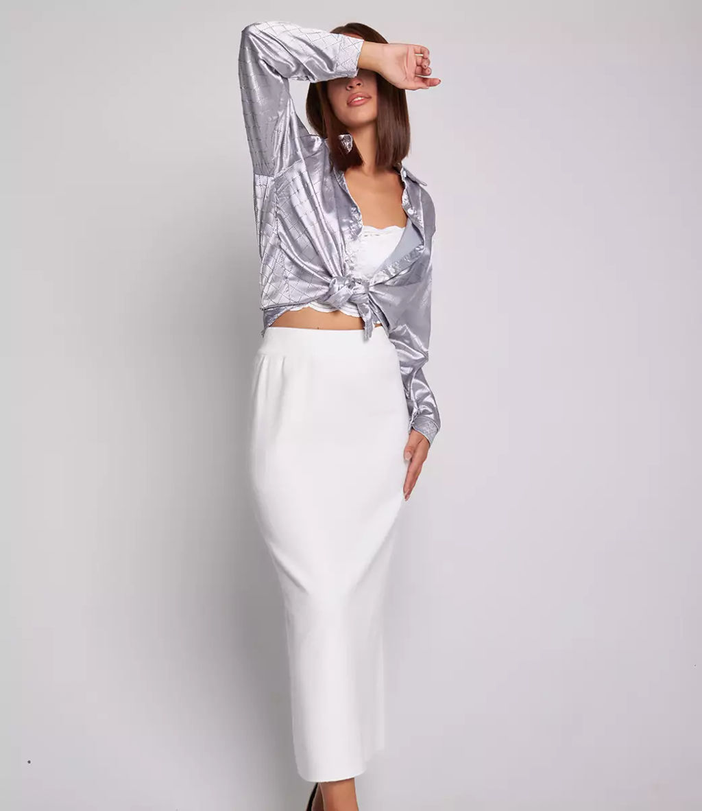 Юбка #КТ820 (2), белый