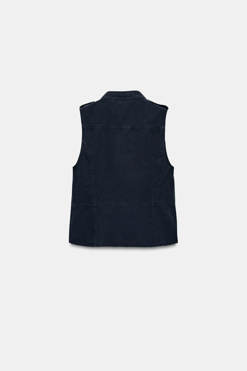 TOP CHALECO TRABILLAS BOTONES / Azul - Zara фото 6