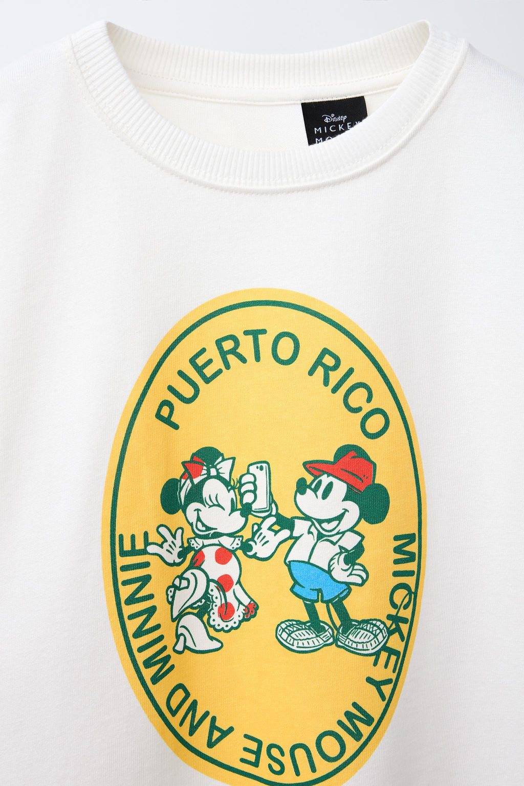 MICKEY AND MINNIE MOUSE DISNEY PRINT T-SHIRT - Zara фото 3
