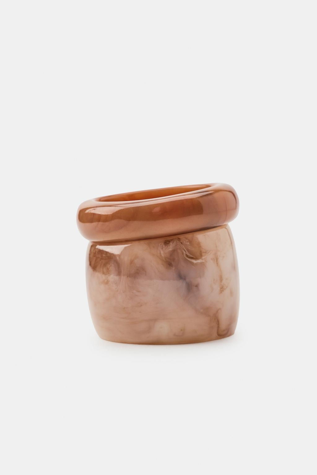 PACK OF 2 RIGID RESIN BRACELETS - Zara фото 2
