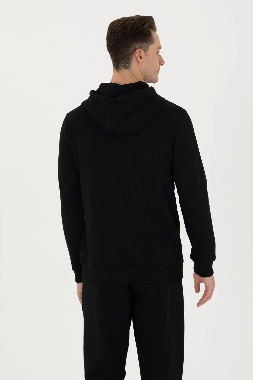 U. S. Polo Assn / Мужской черный базовый свитшот - U.s. polo assn фото 5