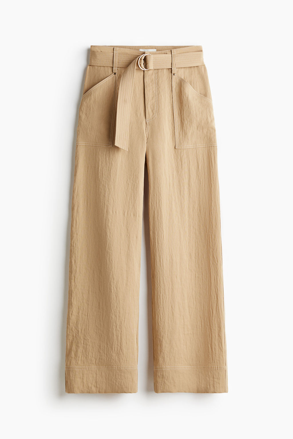 Pantalon amplio con cinturon - H&m фото 8