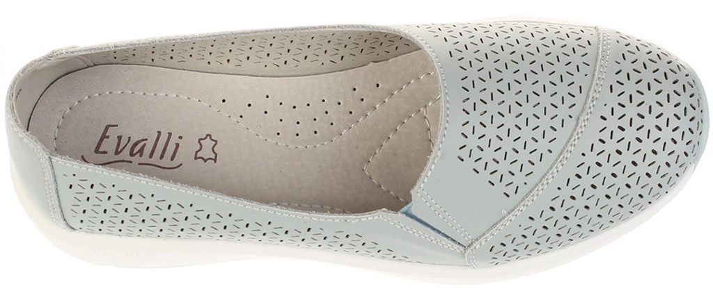 Слипоны Evalli A5894-1_голубой фото 5