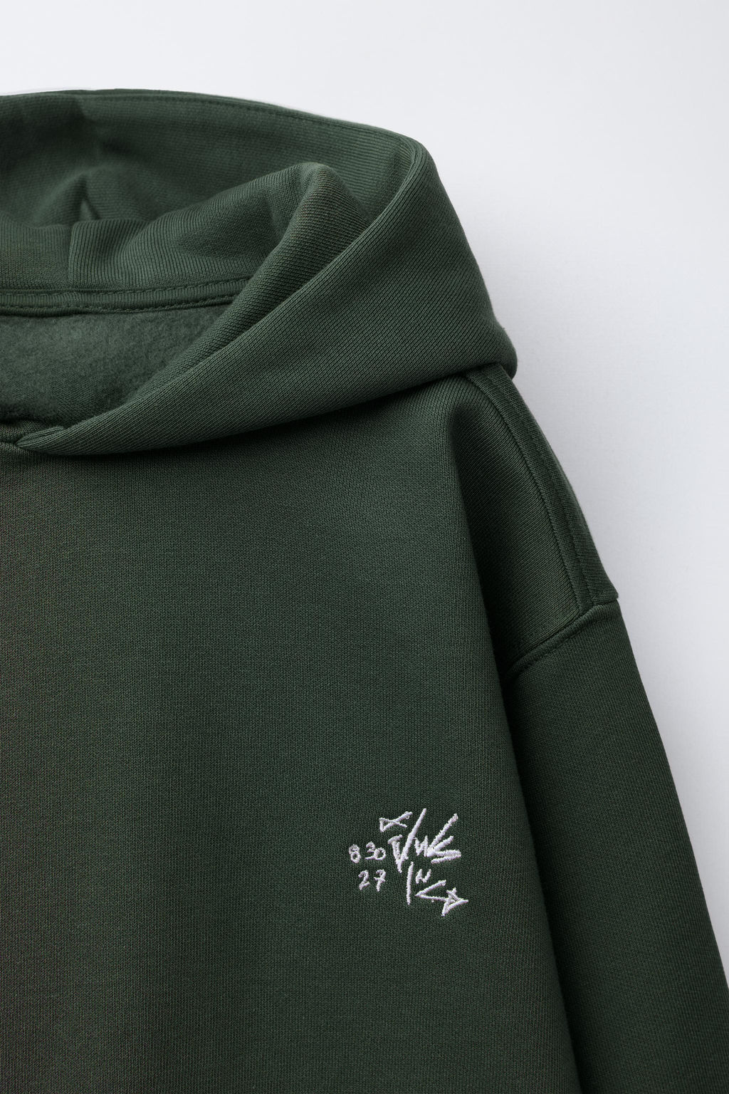 EMBROIDERED SLOGAN HOODIE - Zara фото 3
