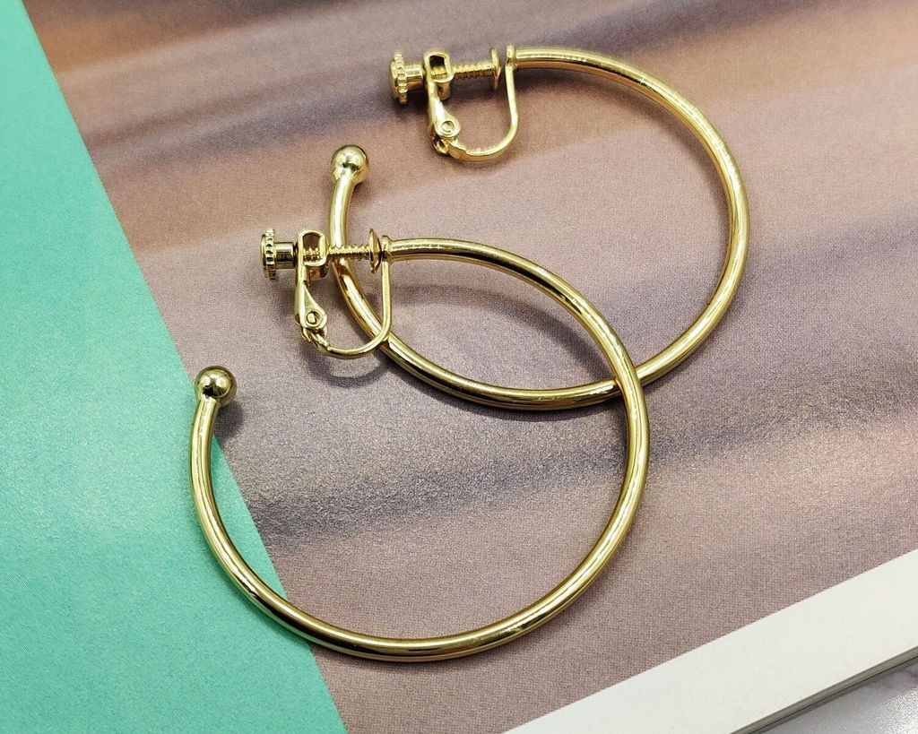 Серьги-клипсы Кольца