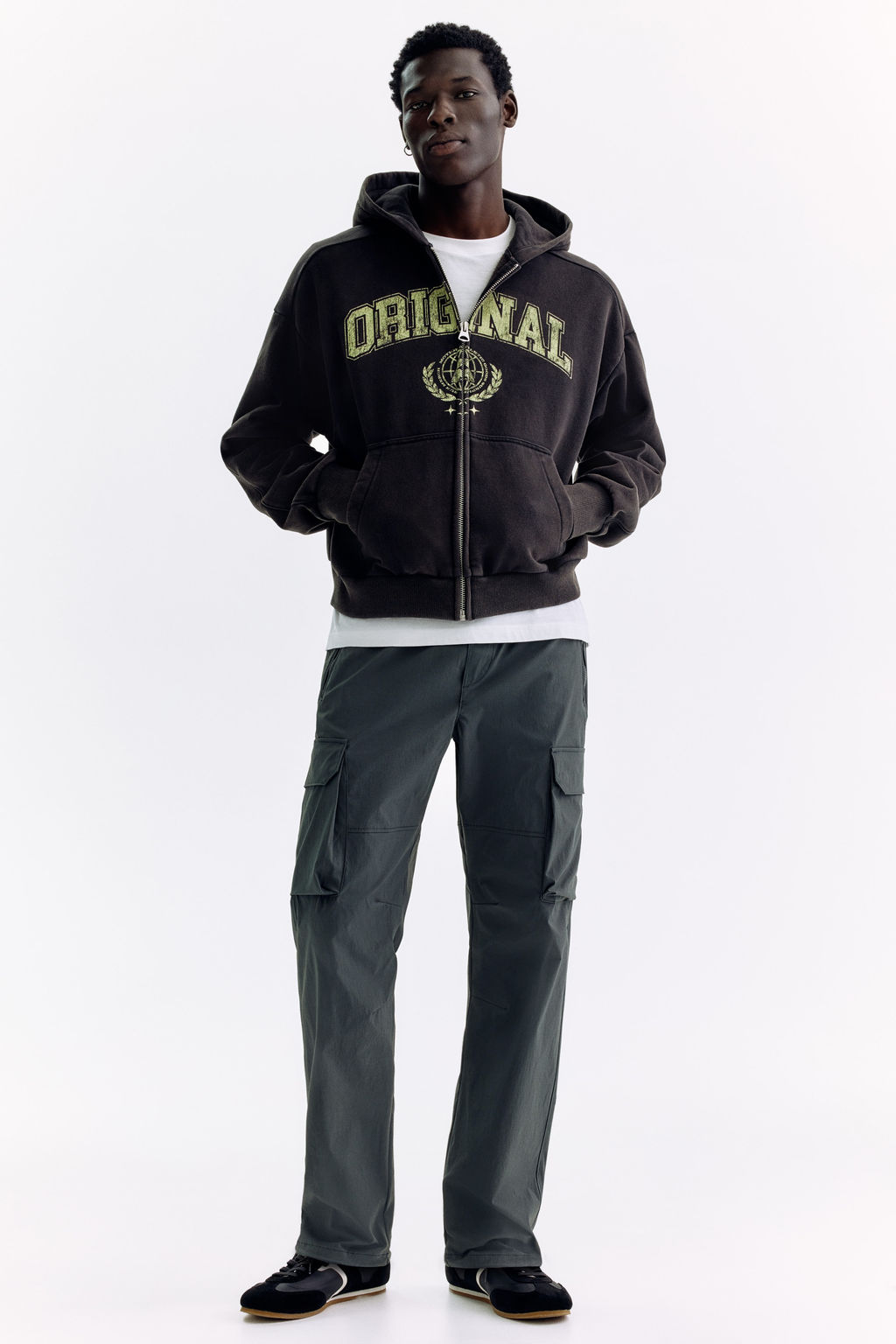 Pantal?n cargo de nailon Regular Fit - H&m фото 3