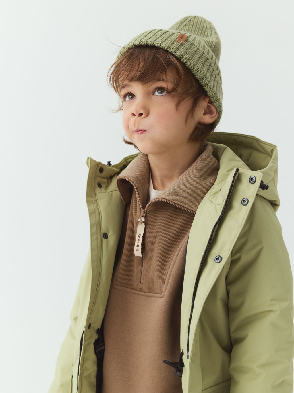 Парка демисезонная "Фисташка"