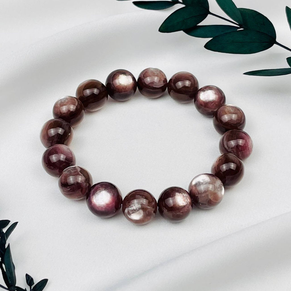 Браслет из камня Лепидолит 19 см