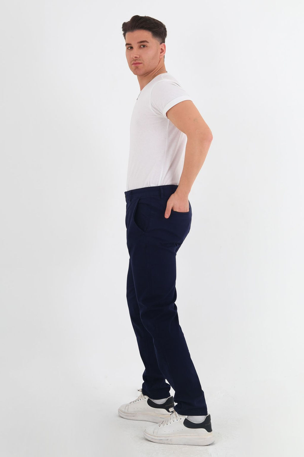 TRENDYOL MAN Siyah Slim Fit Basic Chino Esnek Gabardin Pantolon TMNSS25PL00018 - Trendyolmilla фото 25