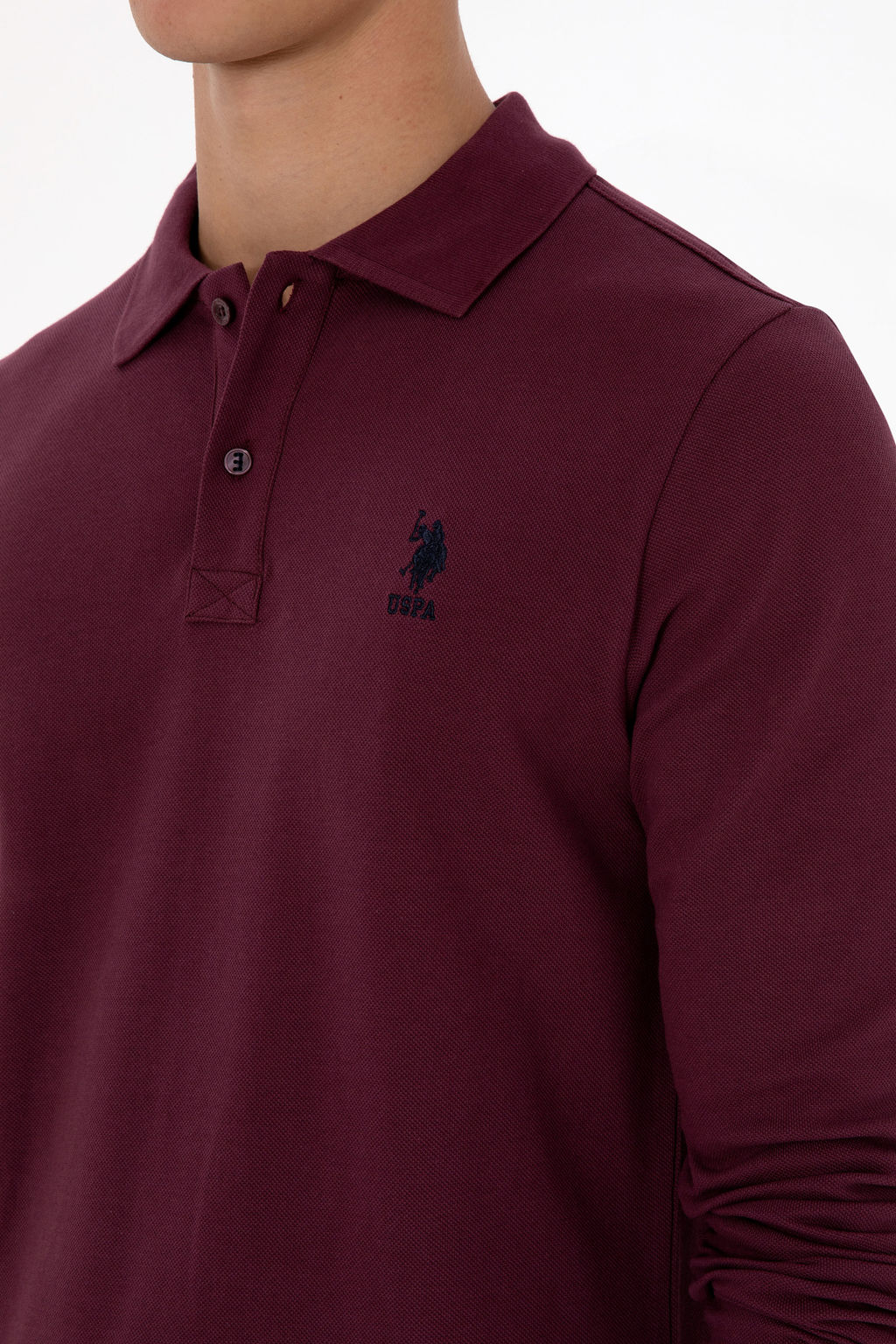 Erkek Bordo Basic Sweatshirt Sepette S_rpriz _ndirim - U.s. polo assn фото 21