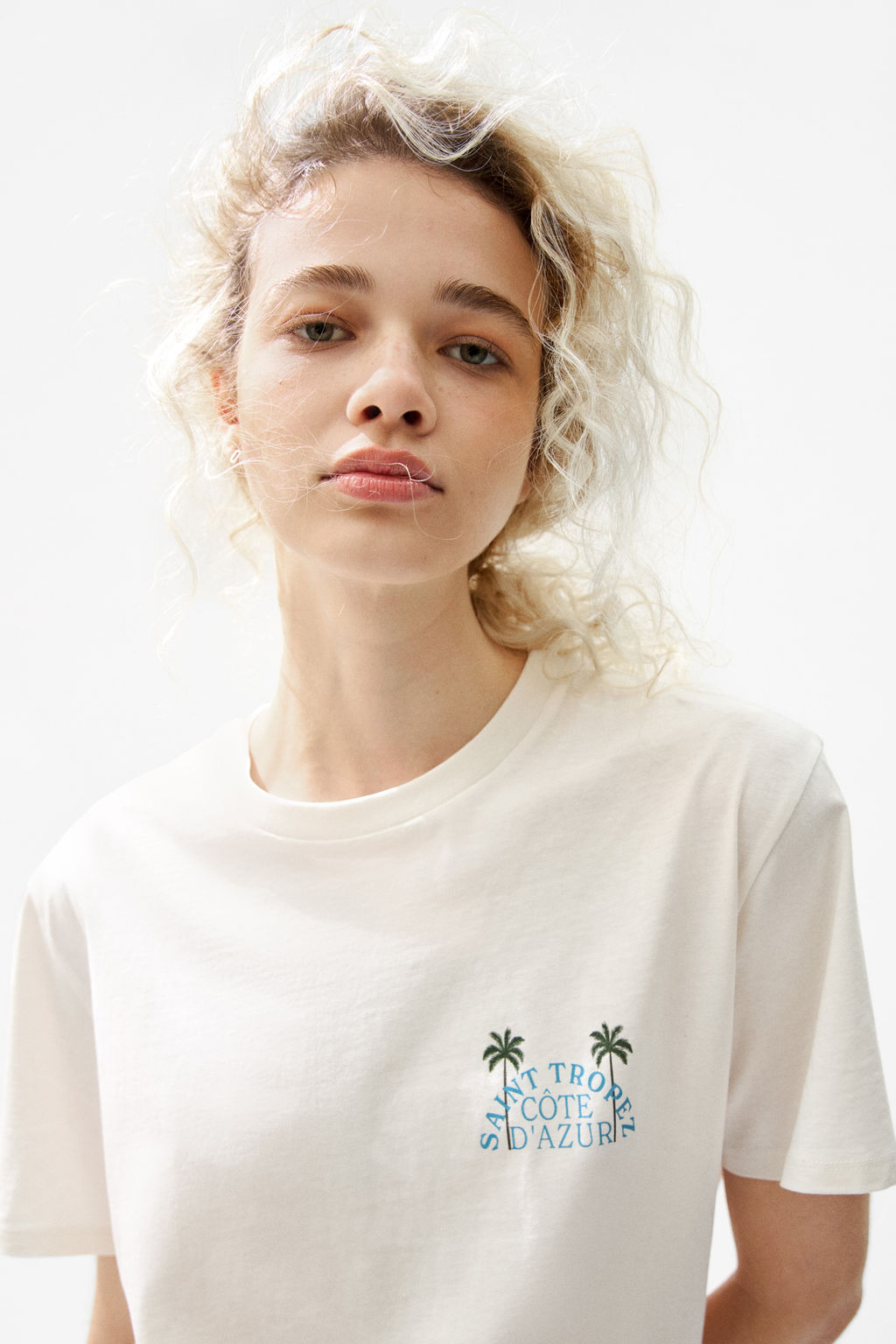 Camiseta estampada de algod?n - H&m фото 6