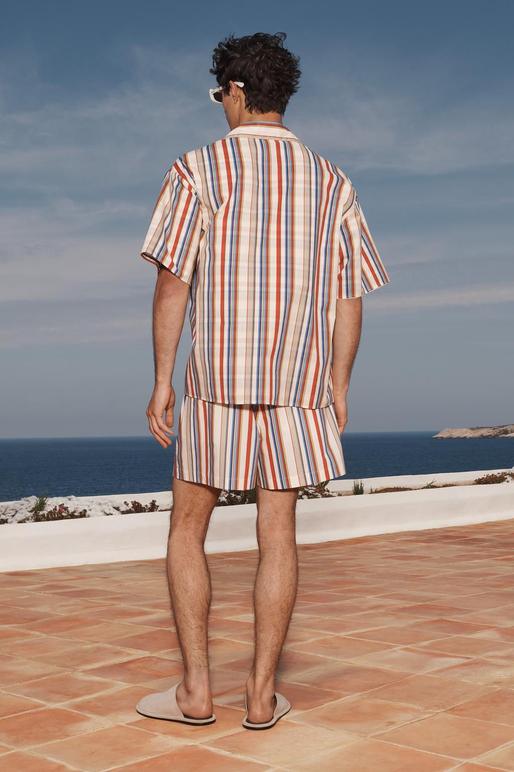 STRIPED LIMITED EDITION SHORTS - Zara фото 3